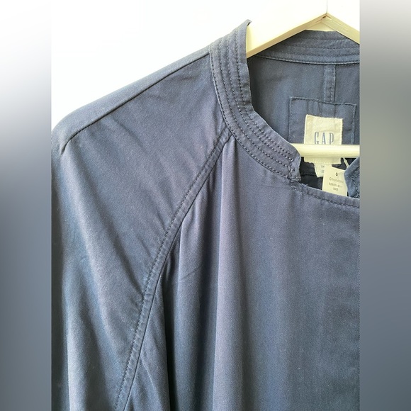 GAP - 100% Lyocell - Light Weight, Dark Navy, Soft Drapey Jacket - XXL - Picture 3 of 8
